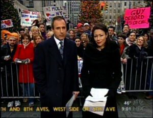 Apparition : "GUY DEBORD IS SO COOL!", The Today Show, NBC, 31 décembre 2004