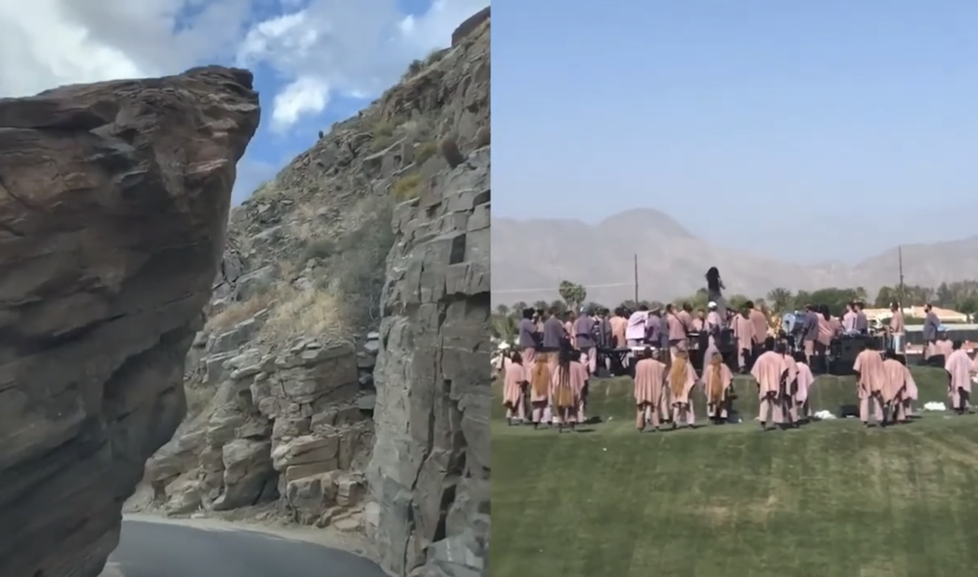 April 21 2019 Kardashian-Jenner-West Easter Sunday Service at Coachella